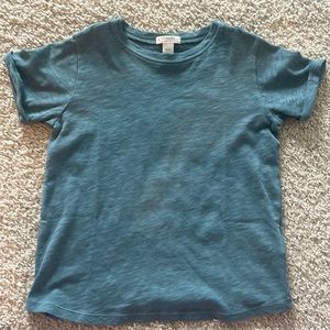 Jcrew girls tee dark green/blue